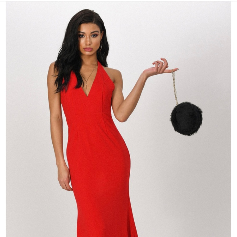 Hailey Halter Maxi Dress